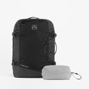 A studio shot of Adventure Bag All Black / Concrete Wash Bag Bundle