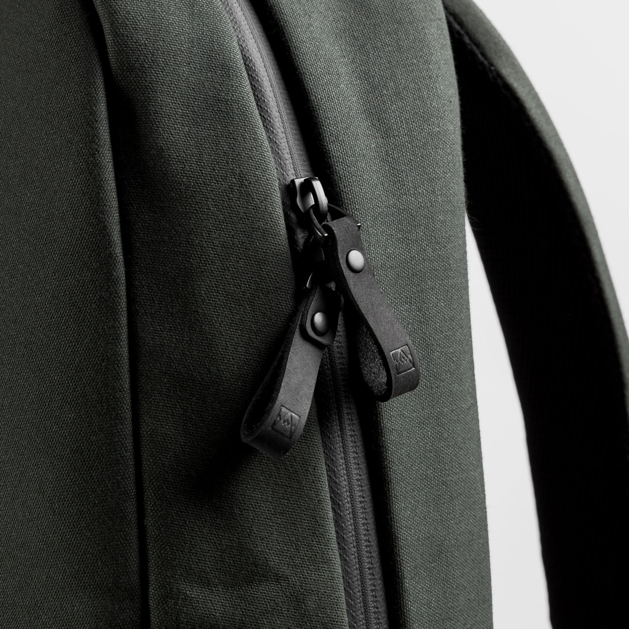 A close up shot of the  zips on the Classic Backpack 15L in Pirate