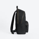 The Commuter Backpack in Black and Gold