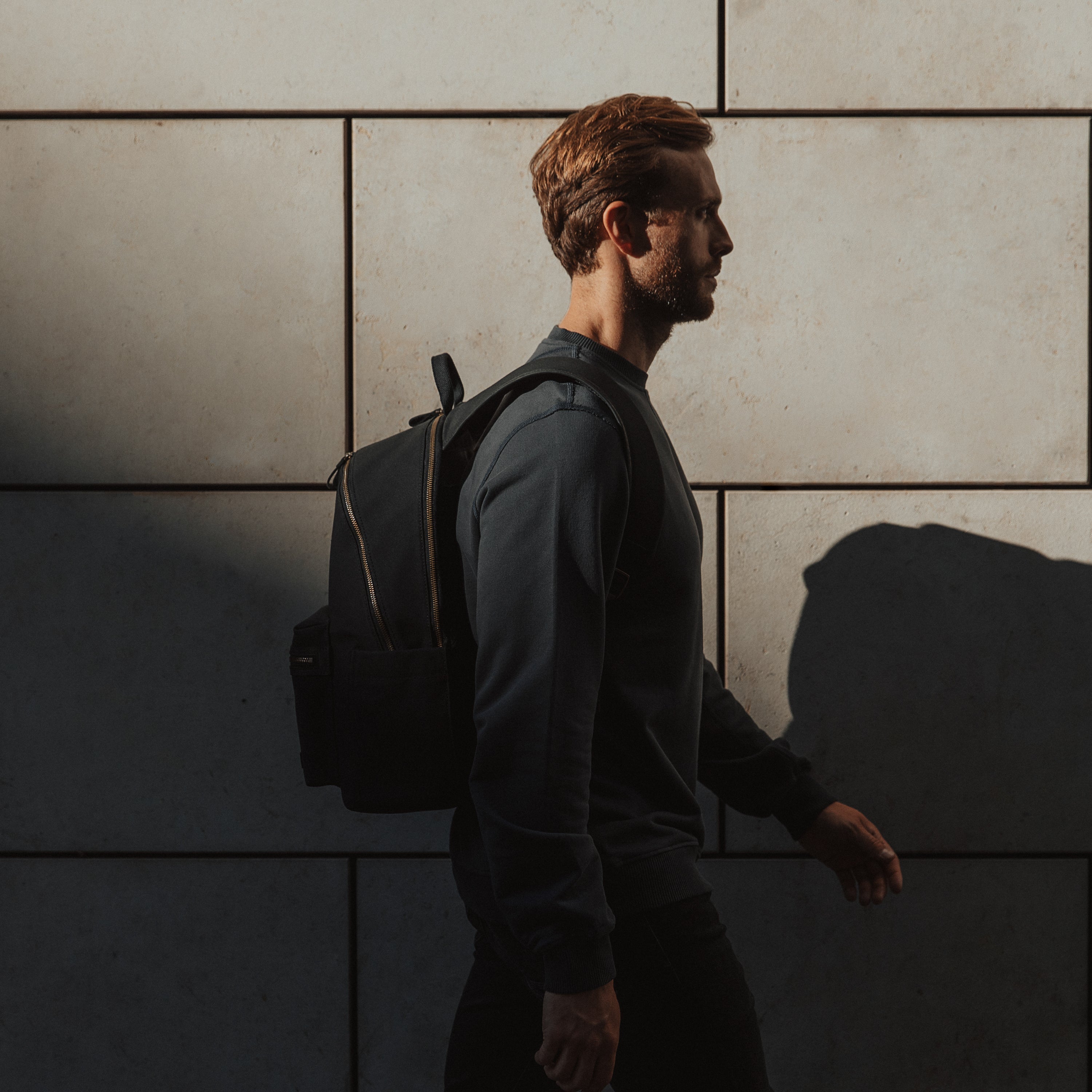 The Commuter Bag | Canvas & Leather Work Laptop Backpack