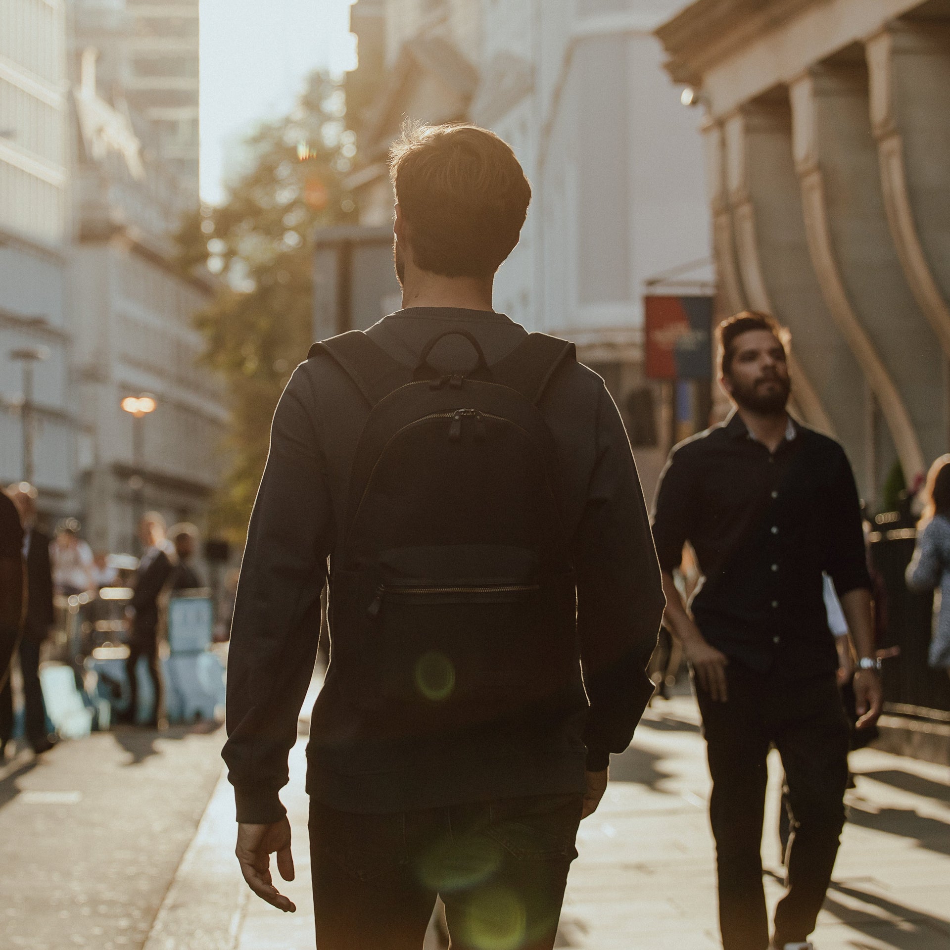 The Commuter Bag | Canvas & Leather Work Laptop Backpack