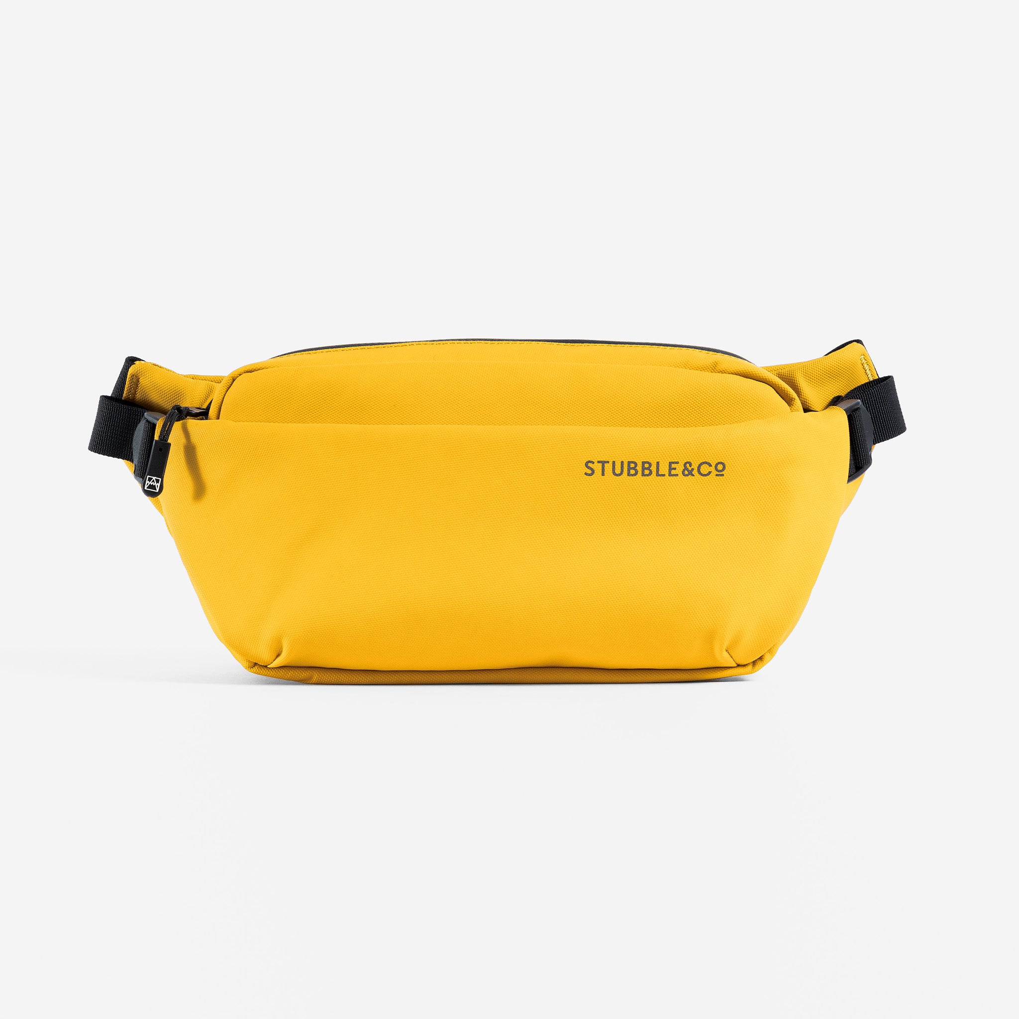 a studio shot of the front of a Yellow crossbody