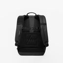 A studio shot of the  back panel on the Everyday Backpack 15L in All Black