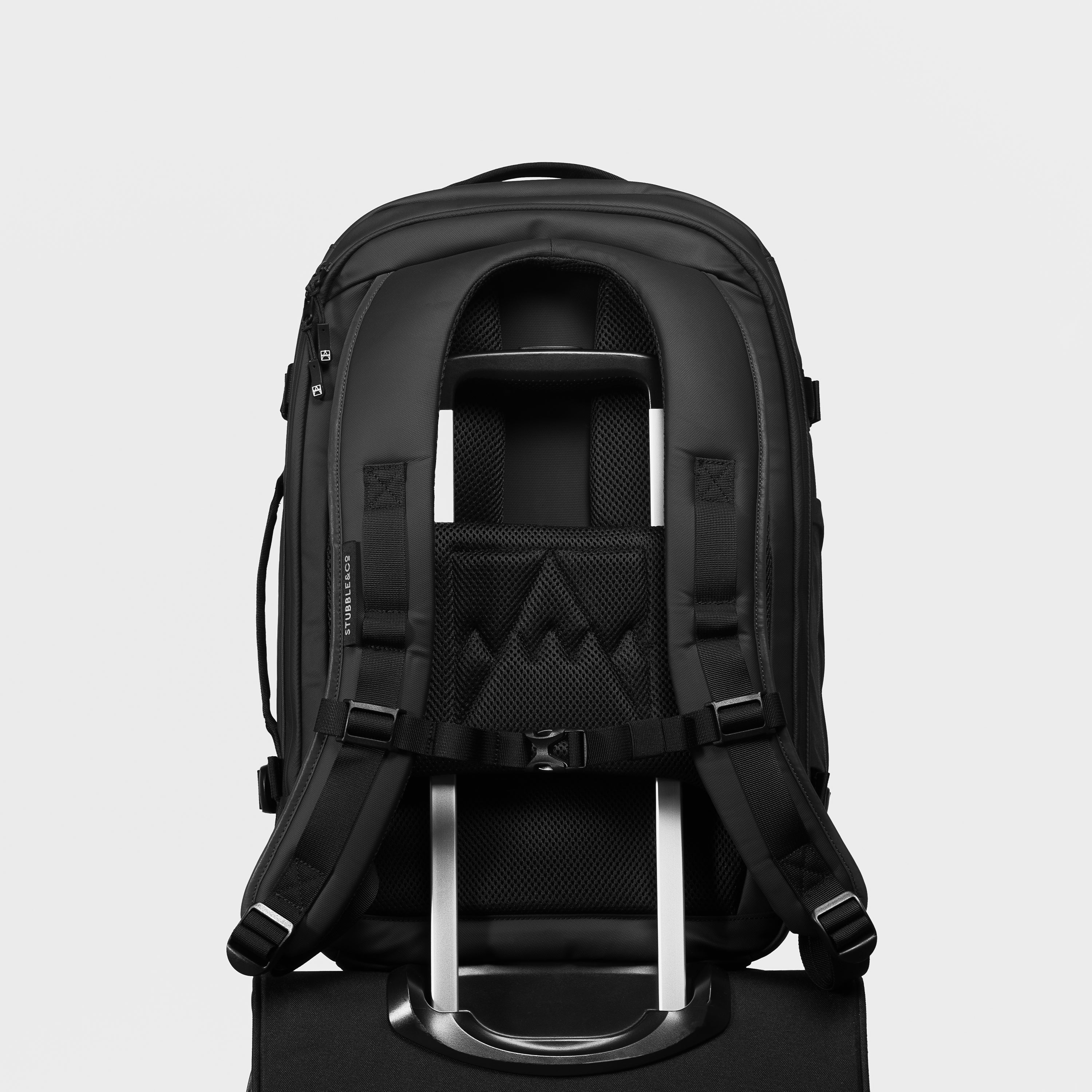 Logo strap pack shot backpack online