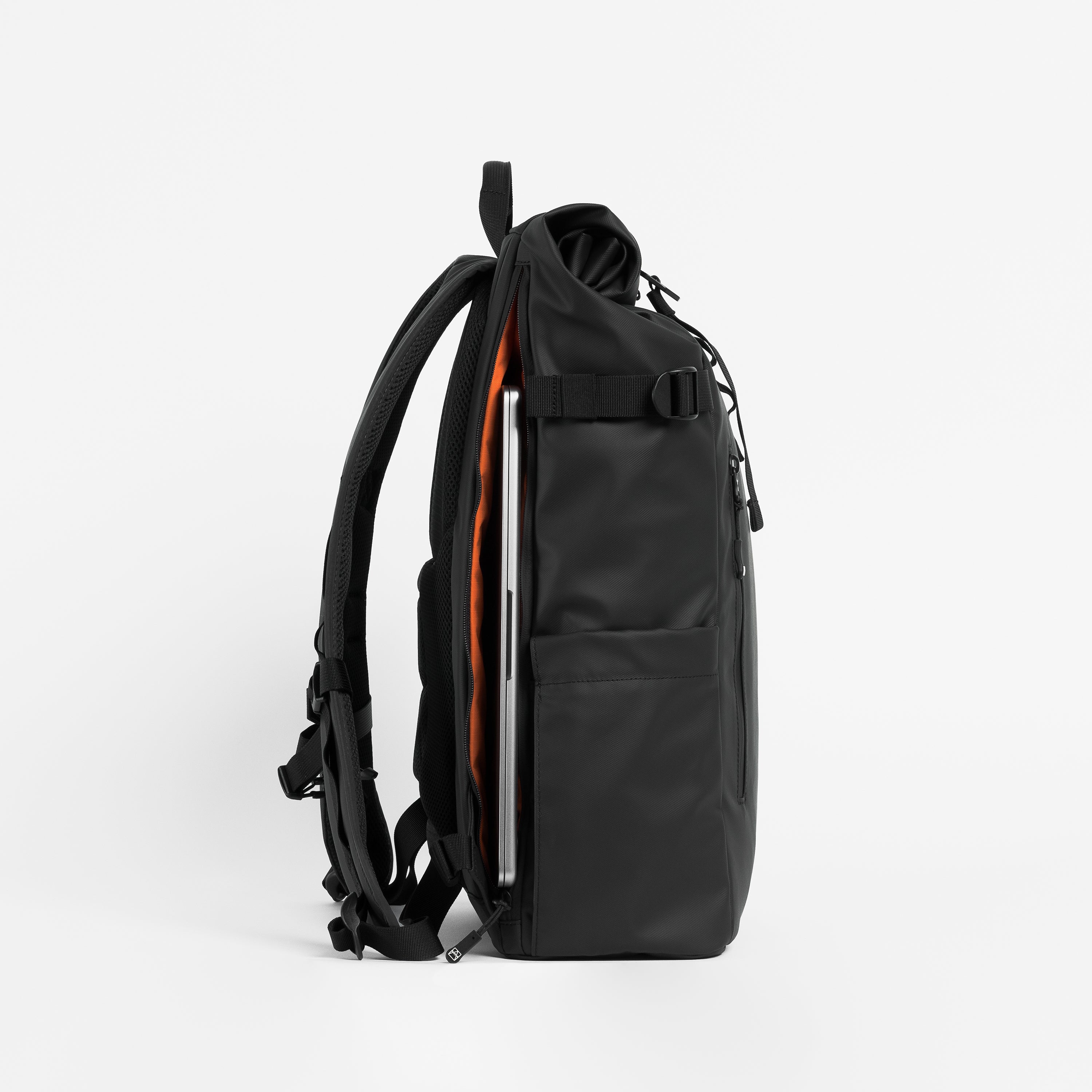 The Roll Top 20L Backpack Waterproof Materials Laptop Pocket