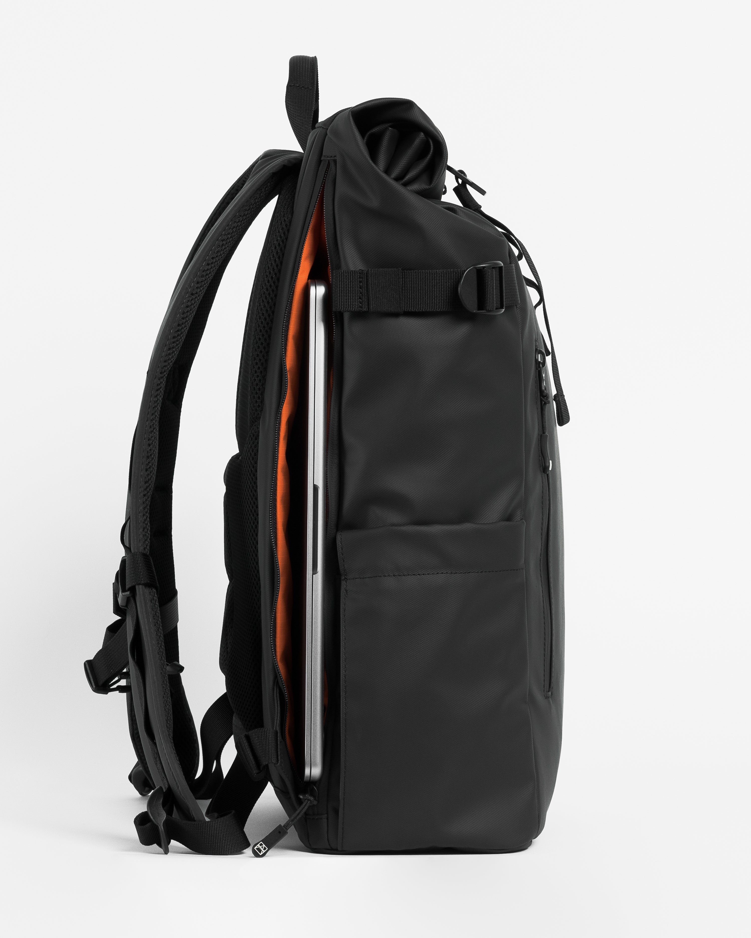 The Roll Top 20L Backpack Waterproof Materials Laptop Pocket