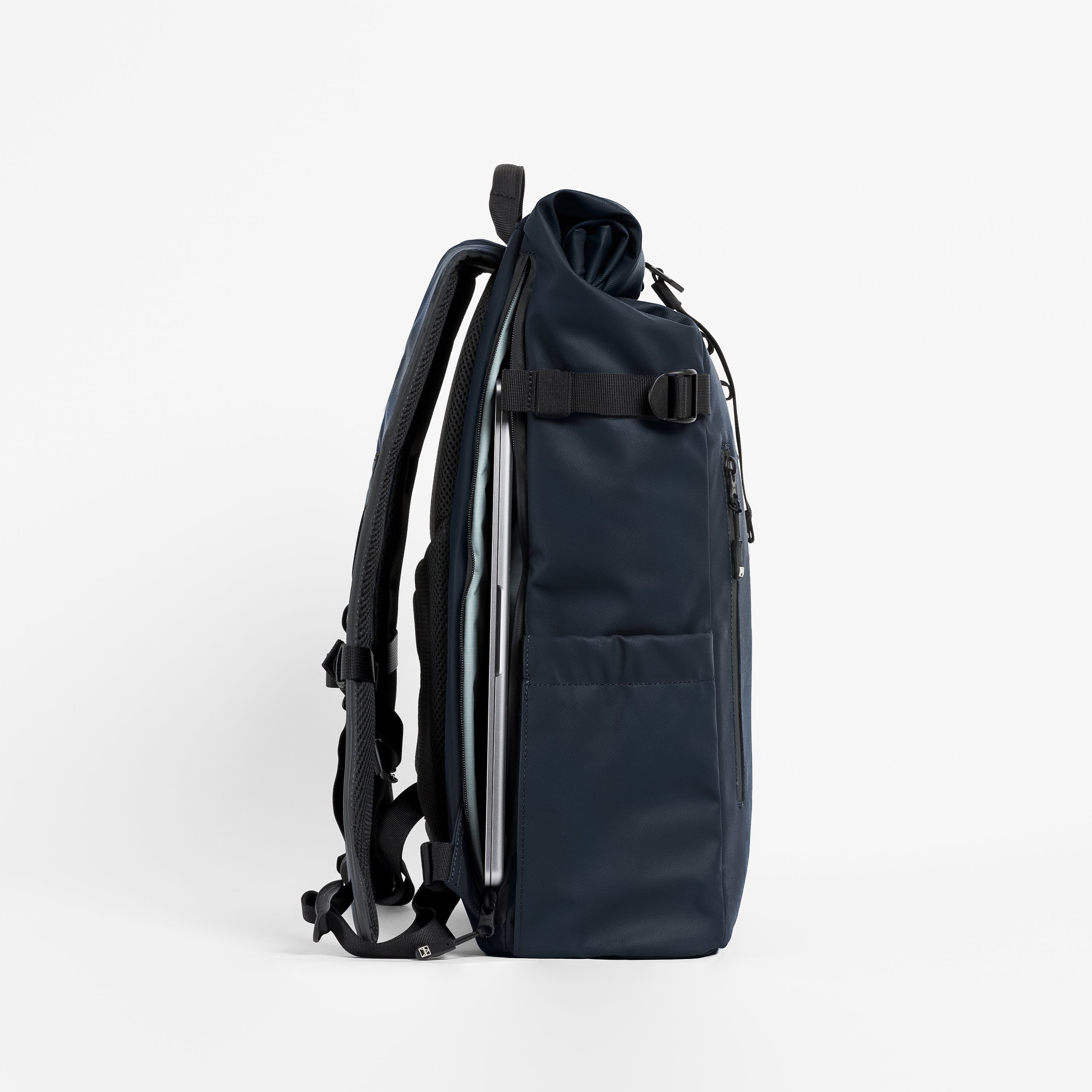 The Roll Top 20L Backpack Waterproof Materials Laptop Pocket