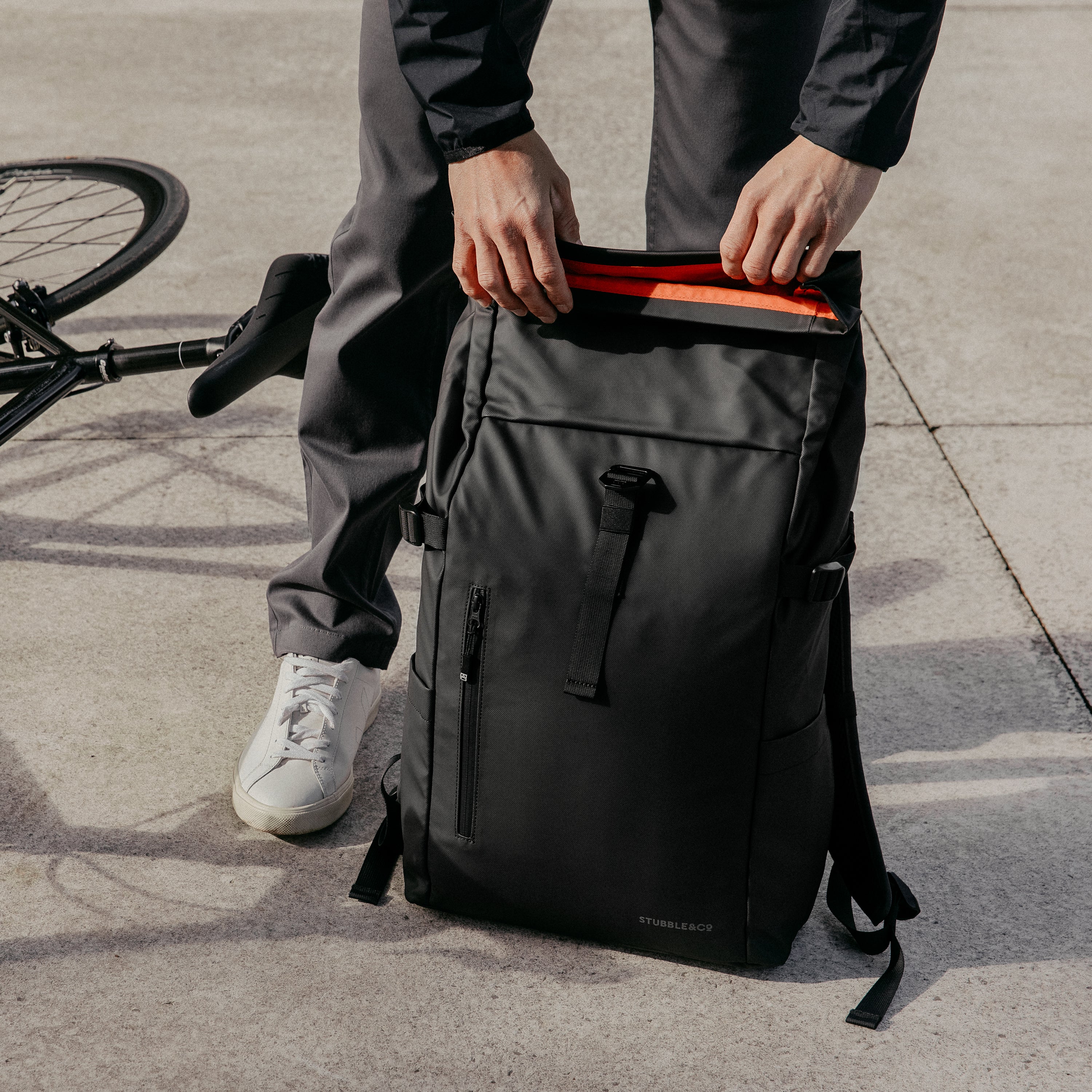 The Roll Top Backpack | Waterproof Material & Laptop Pocket