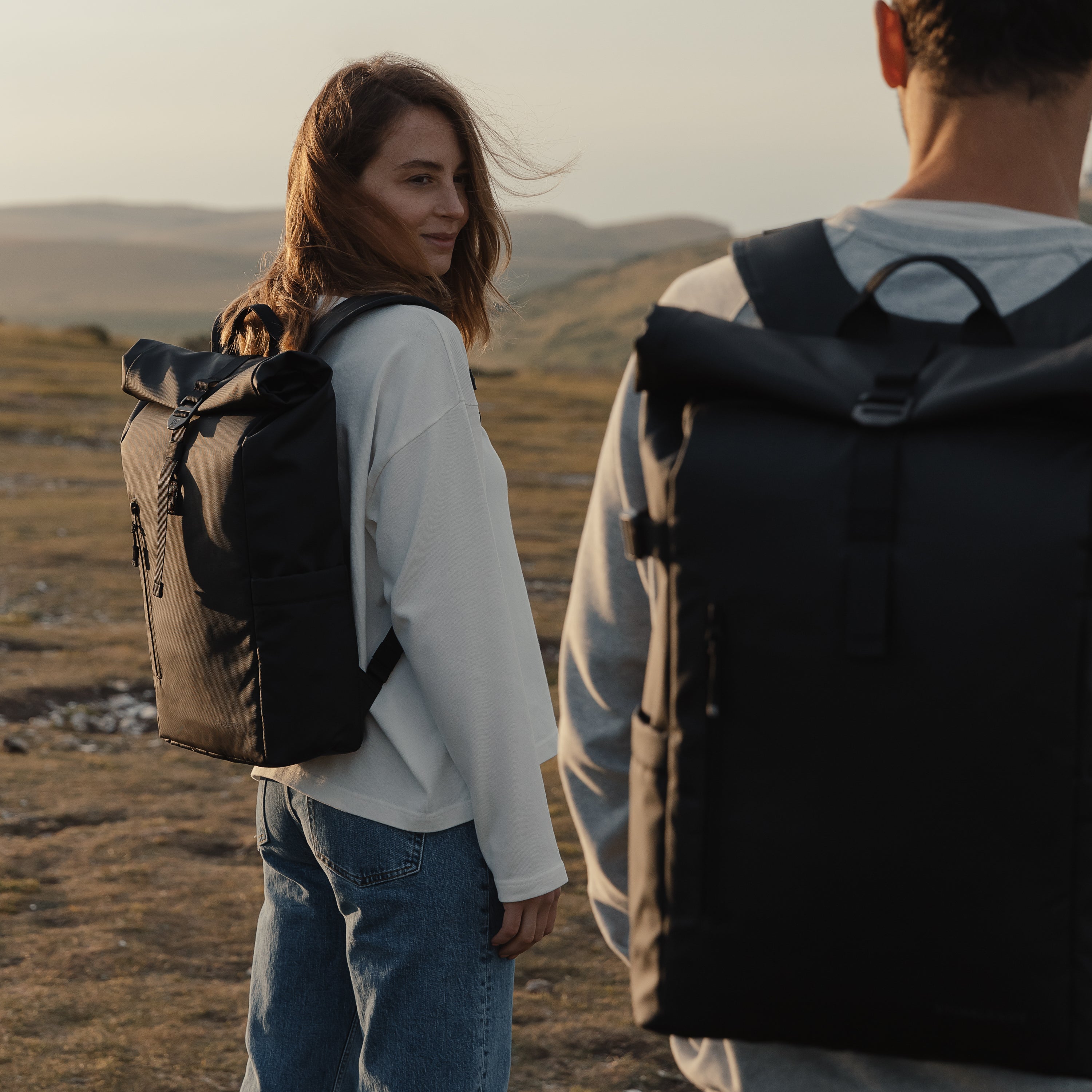 The Mini Roll Top Backpack Lightweight Versatile Design