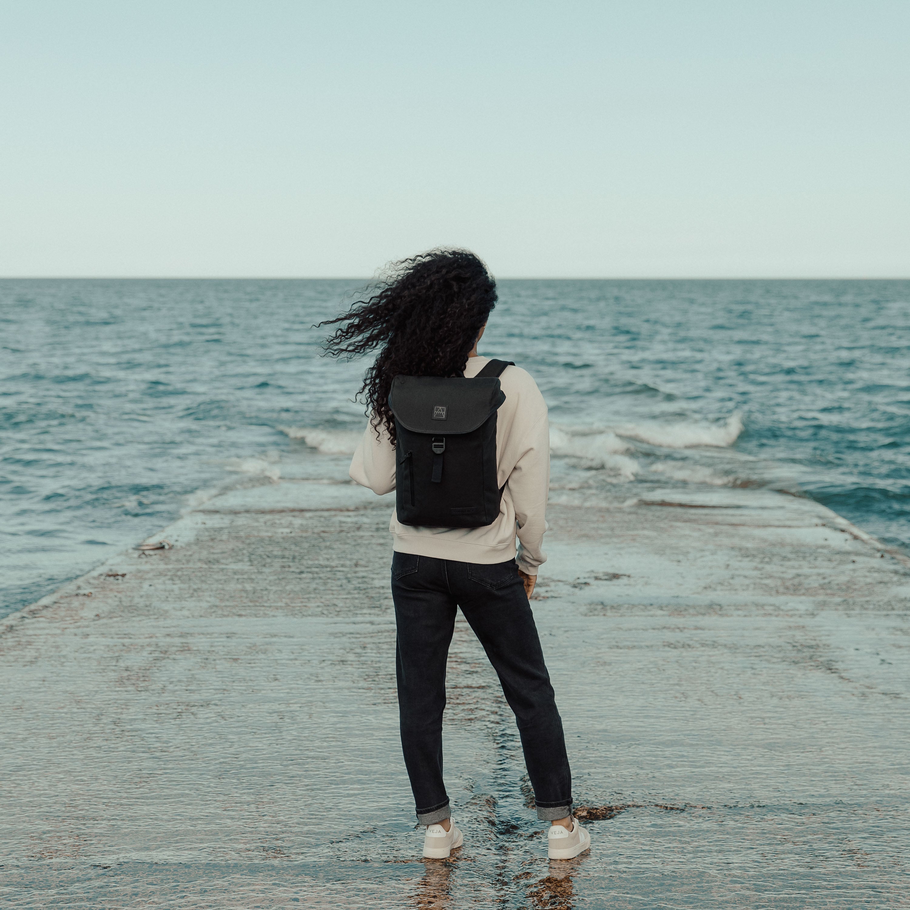 Girl hotsell wearing backpack