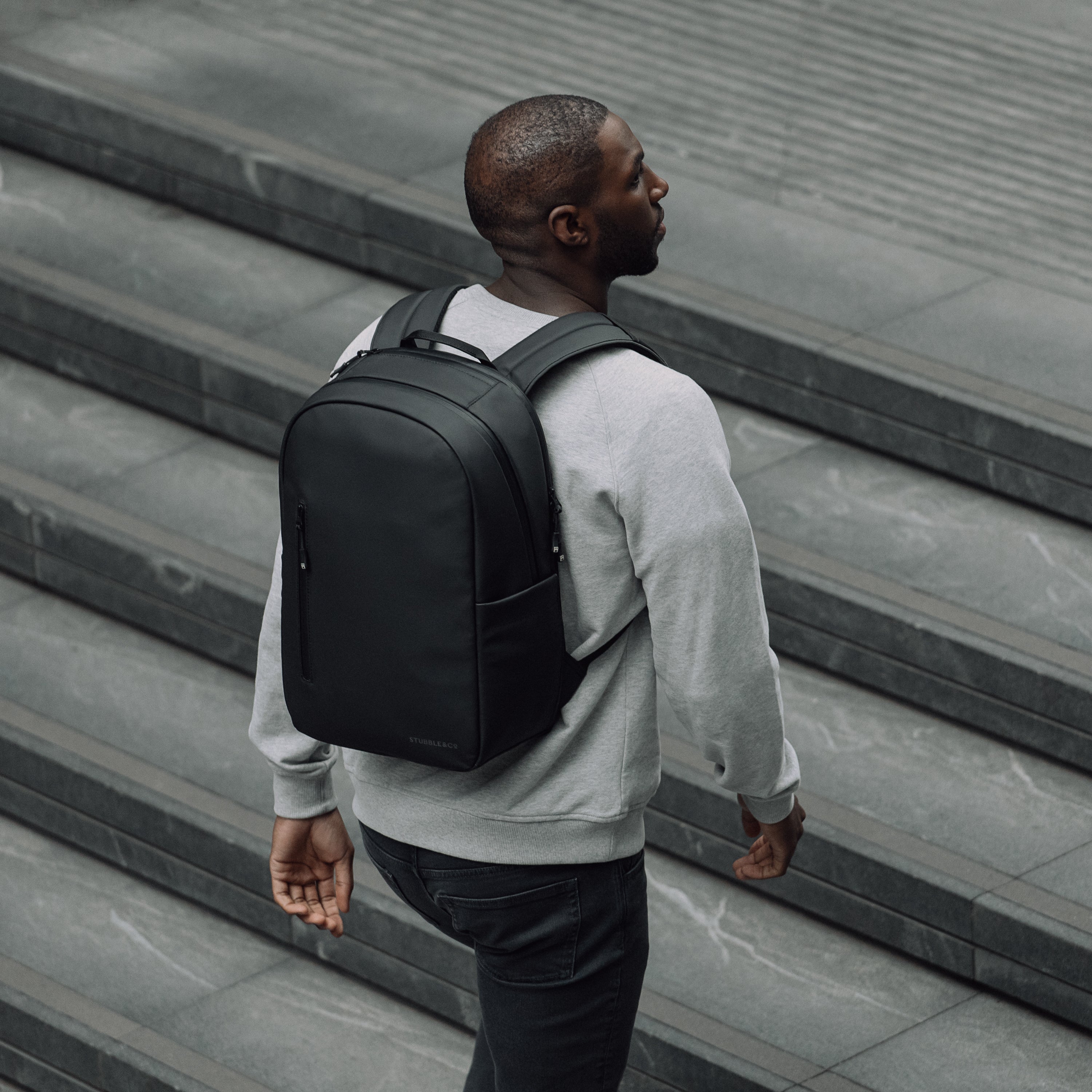 Black best sale rucksack bag