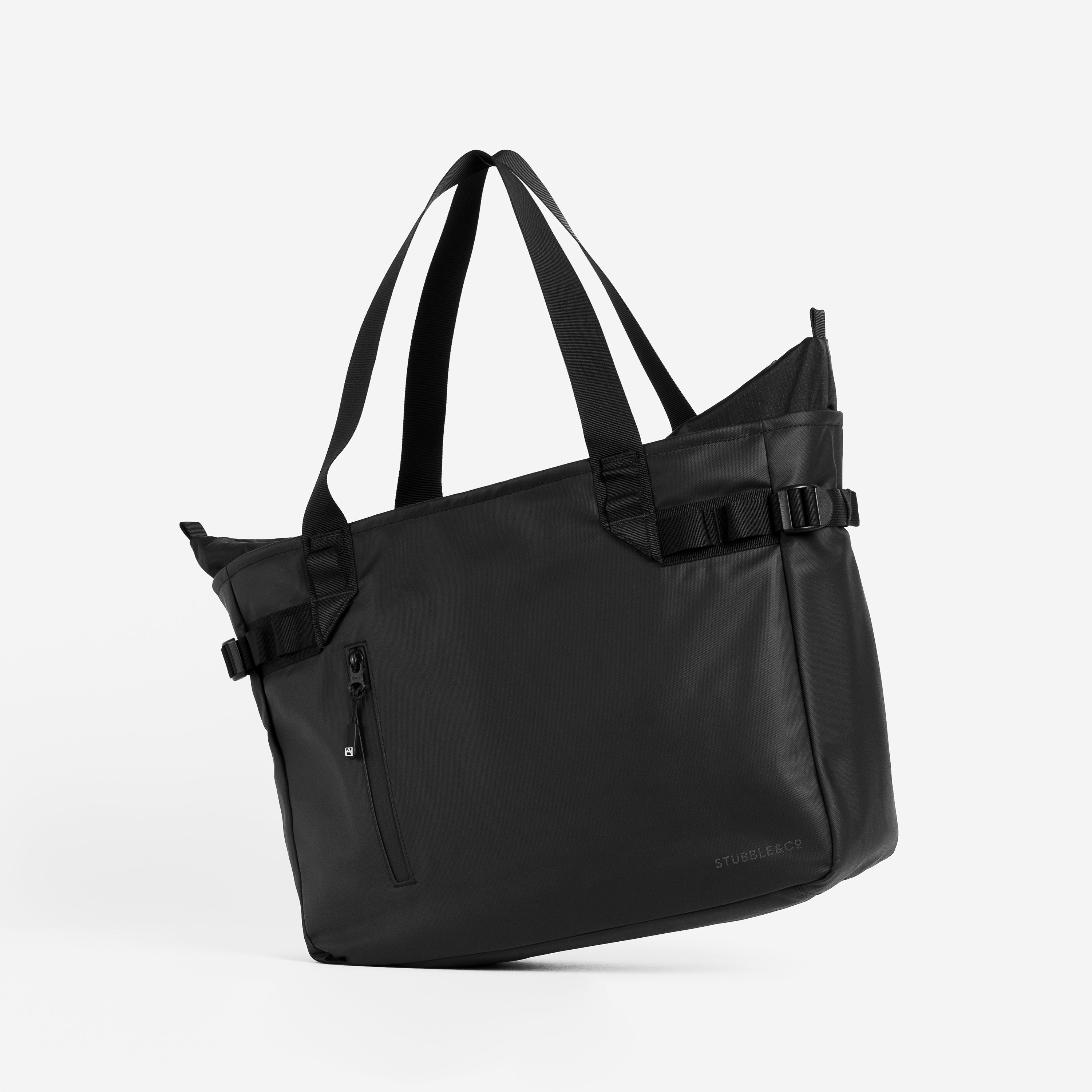 Black nylon hotsell tote bag