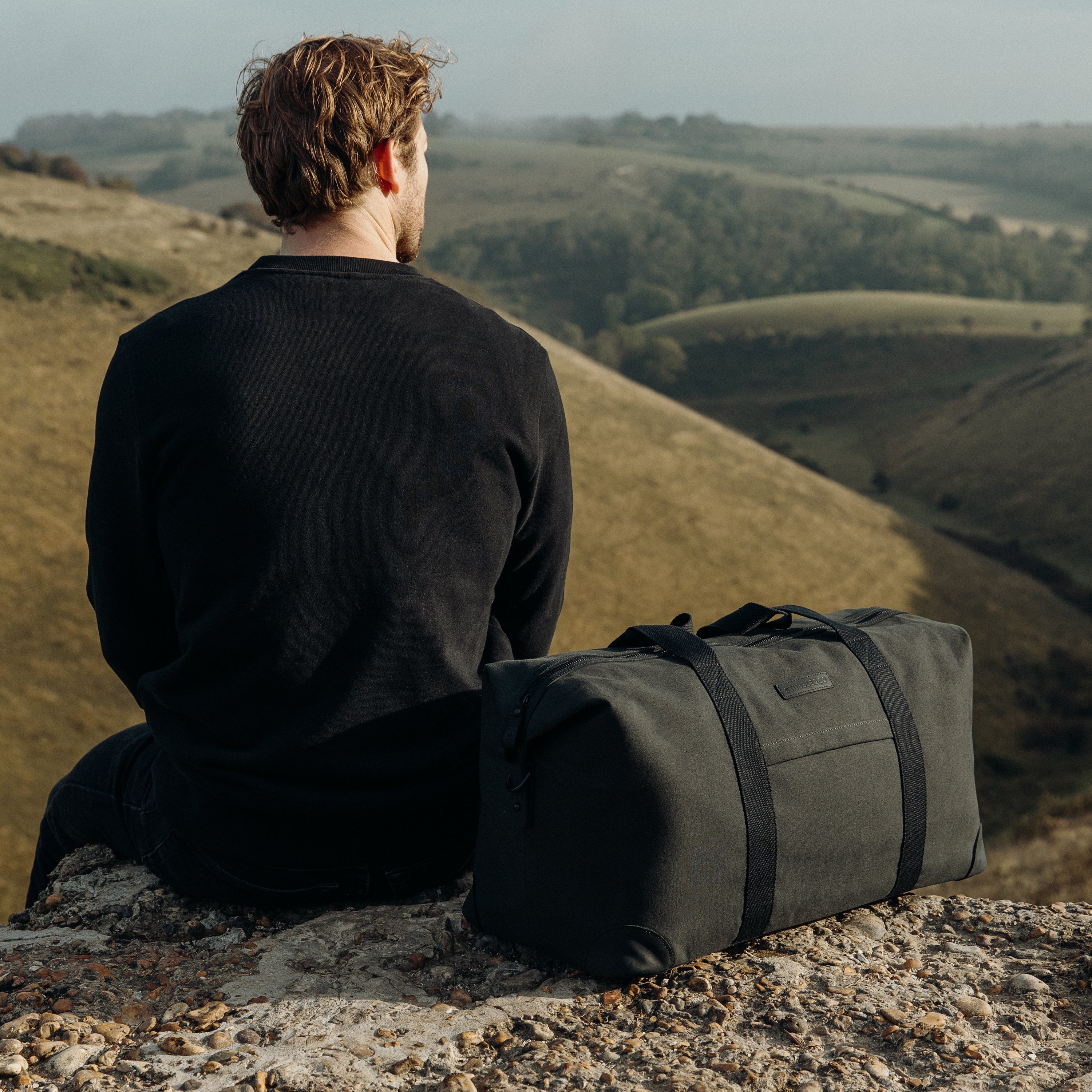 The Weekender Canvas Travel Duffle Bag Stubble Co