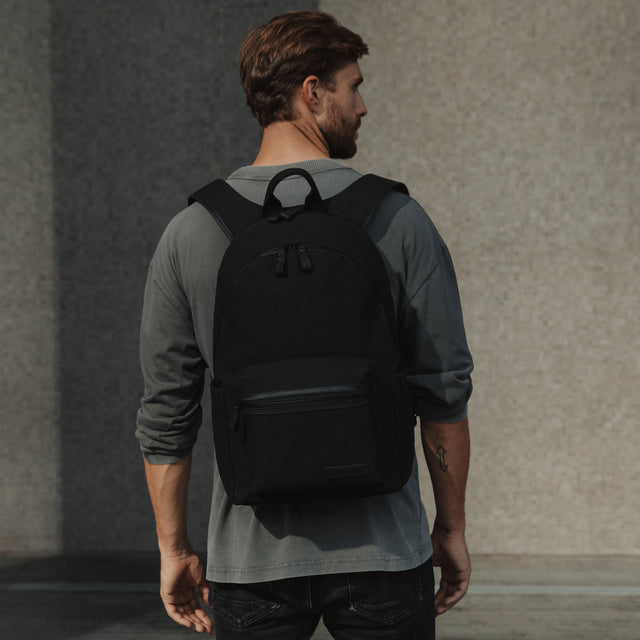 The Commuter Bag | Canvas & Leather Work Laptop Backpack – Stubble & Co